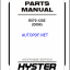 Hyster E070-120Z (D098) Forklift Parts Manual