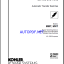 Kohler MMT, MNT Automatic Transfer Switches Service and Parts Manual (tp5974)