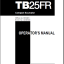 Takeuchi TB25FR Compact Excavator Operators Manual (AE4E000)