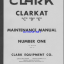 Clark Clarkat C, D, E Tow Tractor Maintenance Manual (CODE_19)
