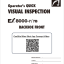 EX8000-7 Operator's Quick Visual Inspection,