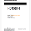 Komatsu HD1500-8 Trolley DUMP TRUCK Operation and Maintenance Manual (EENAM03641)