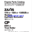 ZX110-3, 120-3, 135US-3 Series Excavator, CP220-3 Tired Roller ISUZU (4JJ1-XYSA03) Engine Parts Catalog