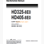 Komatsu HD325-8E0,HD405-8E0 Trolley DUMP TRUCK Operation and Maintenance Manual (EENAM03790)