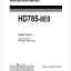 Komatsu HD785-8E0 Trolley DUMP TRUCK Operation and Maintenance Manual (EENAM04000)