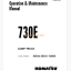 Komatsu 730E Trolley DUMP TRUCK Operation and Maintenance Manual (CEAM014901)