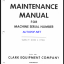 Clark Clarklift CY20B, CY30B Maintenance Manual (B84)