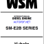Kubota SM-E2B SERIES DIESEL ENGINE Workshop Manual