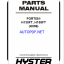 Hyster H135FT, H155FT (H006) Forklift Parts Manual