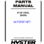 Hyster H135-155XL (G006) Forklift Parts Manual