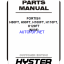 Hyster H80FT, H90FT, H100FT, H110FT, H120FT (N005) Forklift Parts Manual