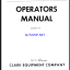 Clark Clarktor 80 Operators Manual (O-173)