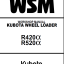 Kubota R420α R520α Code Wheel Loader No.97899-60790 Workshop Manual