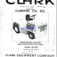 Clark Clarktor CTA 40C Tow Tractor Maintenance Manual and Parts Book (G125A)