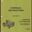 Clark Clarktor CTA20, CTA30, CTA40, CTA50E, CTA6 20, CTA6 30, CTA6 40, CTA6 50E, CTAE30, CTAE40, CTAE50 Tow Tractor Gas Models Overhaul Instructions (OH438)