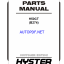 Hyster H60, H70, H80, H90C Challenger (C005) Forklift Parts Manual