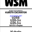 Kubota U20-3α U25-3α U25S Excavator Code No.97899-61501 Workshop Manual