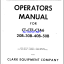Clark CT-CTF-CTA6 20B-30B-40B-50B Operators Manual (O-B144)