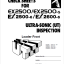 EX2500, EX2500-5, EX2500-6, EX2600-6 ULTRA-SONIC (UT) INSPECTION CHECK SHEETS Loader Front