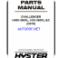 Hyster H300-360XL, H33-360XL-EC (D019) Challenger Forklift Parts Manual