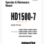 Komatsu HD1500-7 Trolley DUMP TRUCK Operation and Maintenance Manual (CEAM019207)