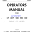 Clark CY, CHT 100, 120, 140 Gasoline LPG and Diesel Operators Manual (O-153)