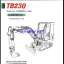 Takeuchi TB230 Mini Excavator Workshop Manual (CE8E918)