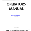 Clark CY150B, CY300B Operators Manual (O-B88-2)
