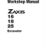 ZX16,ZX18,ZX25 Workshop Manual
