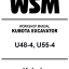 Kubota U48-4 U55-4 Excavator KiSC issued 04 2023 A Workshop Manual