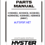 Hyster H190HD2, H210HD2, H230HD2, H230HDS2, H250HD2, H280HD2 (N007) Forklift Parts Manual