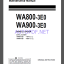 Komatsu WA800-3E0,WA900-3E0 WHEEL LOADER Operation Maintenance Manual(EEAM030003)