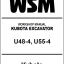 Kubota U48-4 U55-4 KiSC Excavator issued 03 2010 A Workshop Manual