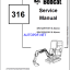 Bobcat 316 Excavator Service Manual (6902285) (SN 522911001-522999999)