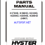 Hyster H180HD-EC6-7, H190HD-ECD8, H200HD-EC7-8-D7, H210HD-ECD8, H230HD-ECD8-9 (E214) Forklift Parts Manual