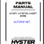 Hyster H170FT, H175FT36, H190FT (D299) Forklift Parts Manual