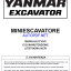 YANMAR B7 MANUALE D’USO E DI MANUTENZIONE