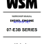 Kubota 07-E3B SERIES Diesel Engine Workshop Manual