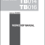 Takeuchi TB014, TB016 Compact Excavator Workshop Manual (CC4E002)