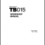Takeuchi TB015 Compact Excavator Workshop Manual (WC3-101E5)