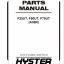 Hyster F35UT, F50UT, F70UT (A3B4) Forklift Parts Manual