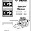 Bobcat 863 Loader Service Manual (6900942) (SN 514640001-514699999)