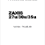 ZX27U,ZX30U,ZX35U Technical manual (Up to serial No. 007000)