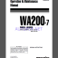 Komatsu WA200-7 WHEEL LOADER Operation Maintenance Manual(VENAM29502)