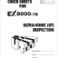 EX8000-7B ULTRA-SONIC(UT) INSPECTION CHECK SHEETS