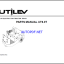 Utilev UT6.0T Electric Tow Tractor Truck Parts Manual