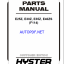 Hyster E25Z, E30Z, E35Z, E40ZS (F114) Forklift Parts Manual