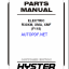 Hyster R30XM, R30XMA, R30XMF (F118) Forklift Parts Manual