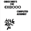 EX8000 COMPLETE ASSEMBLY CHECK SHEET