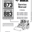 Bobcat 873 Loader Service Manual (6900847) (SN 514240001-514299999)